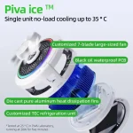 فن خنک کننده رادیاتوری مگنتی گوشی موبایل Piva B2 - تصویر 4